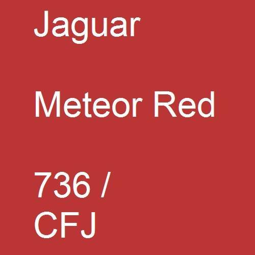 Jaguar, Meteor Red, 736 / CFJ.